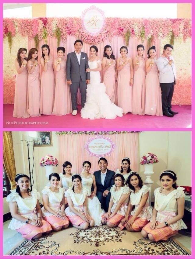 ชุดเพื่อนเจ้าสาวให้เช่า ราคาถูก