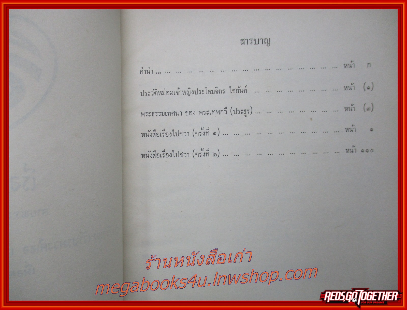 เรื่องไปชวา ลายพระหัตถ์และบันทึกของเจ้าฟ้ากรมพระยานริศรานุวัดติวงศ์ เมื่อคราวเสด็จชวา พิมพ์ในงานพระราชทานเพลิงศพ หม่อมเจ้าหญิง ประโลมจิตร ไชยันต์