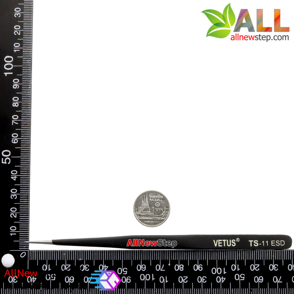 เครื่องมือจับอุปกรณ์อิเล็กทรอนิกส์ TS-11 ESD Tweezer ESD-11
