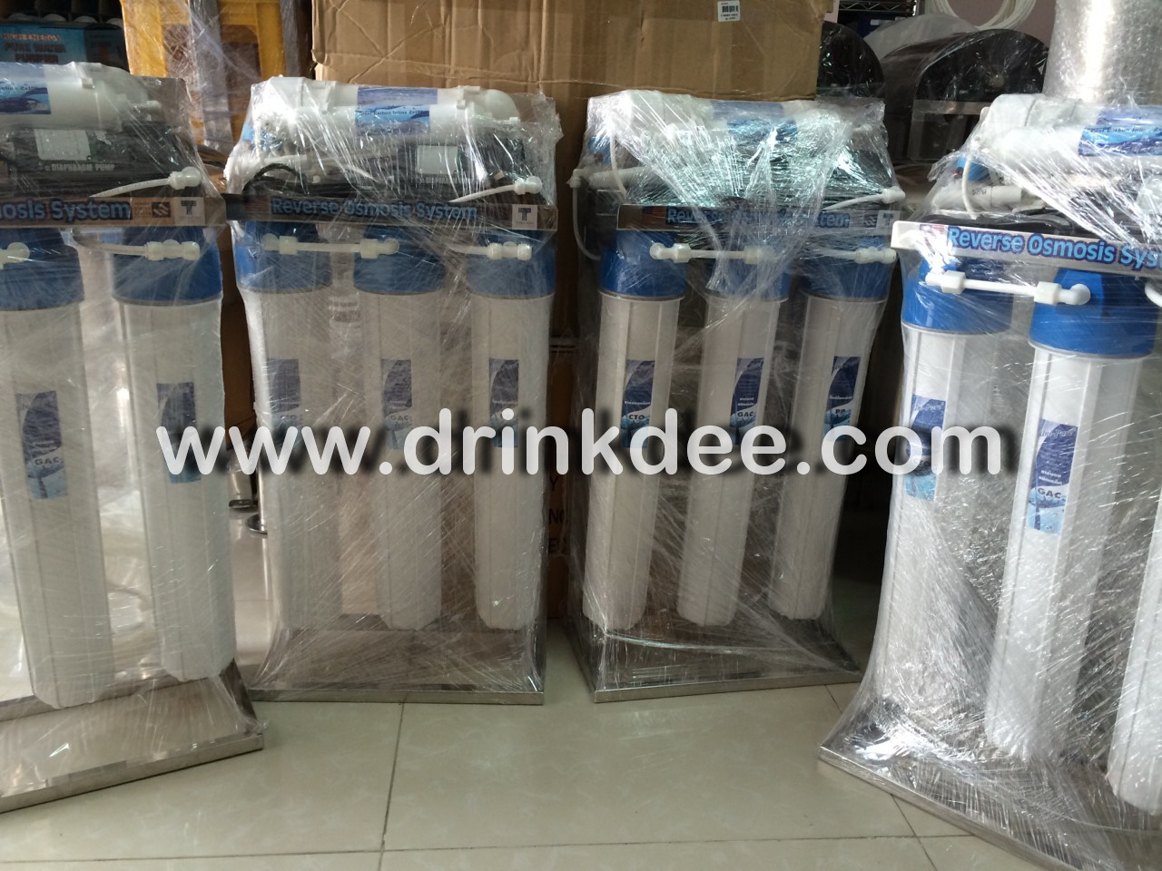 เครื่องกรองน้ำ 5 ขั้นตอน RO. 300GPD