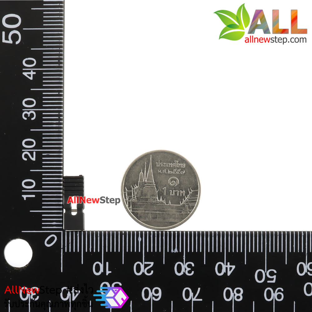 จัมเปอร์แบบยาว long jumper cap 2.54mm pitch 14mm 10 ชิ้น สีดำ