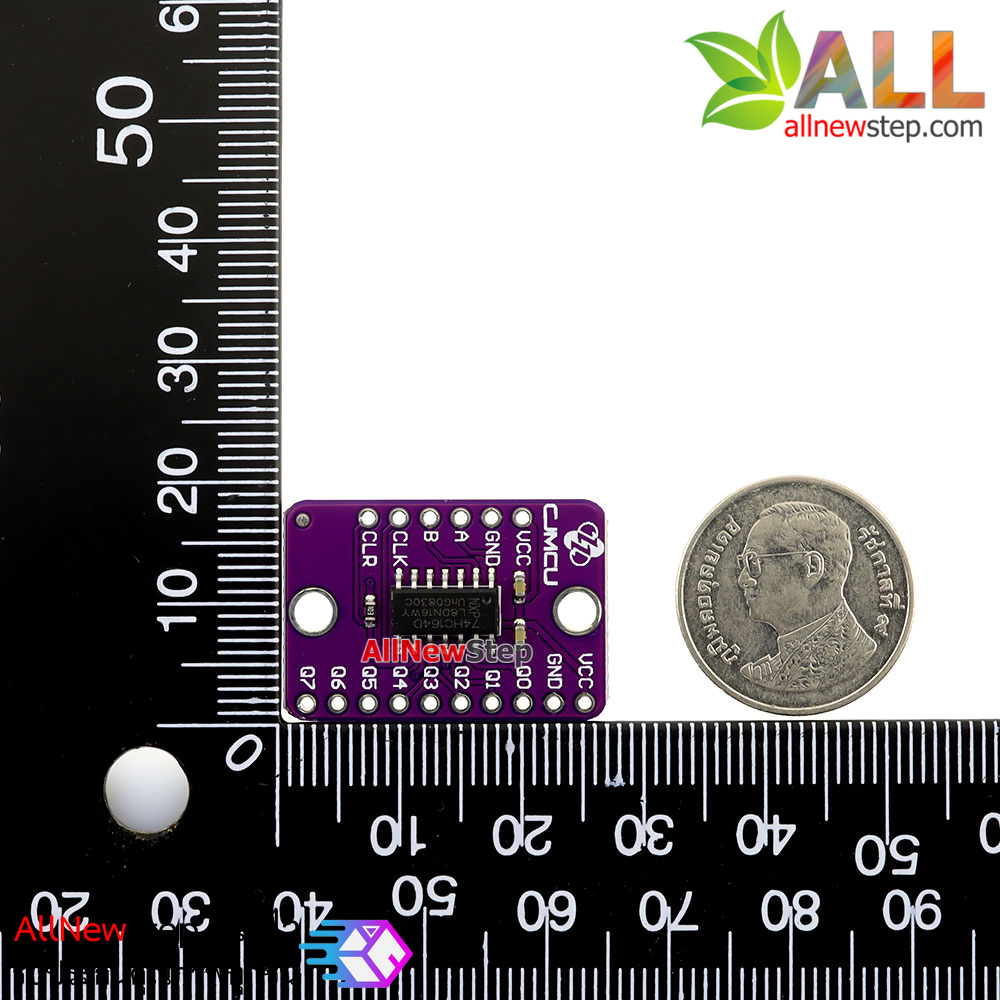 SN74HC164D 74HC164 8-bit Shift register module development board โมดูลขยายขา 8 ช่อง