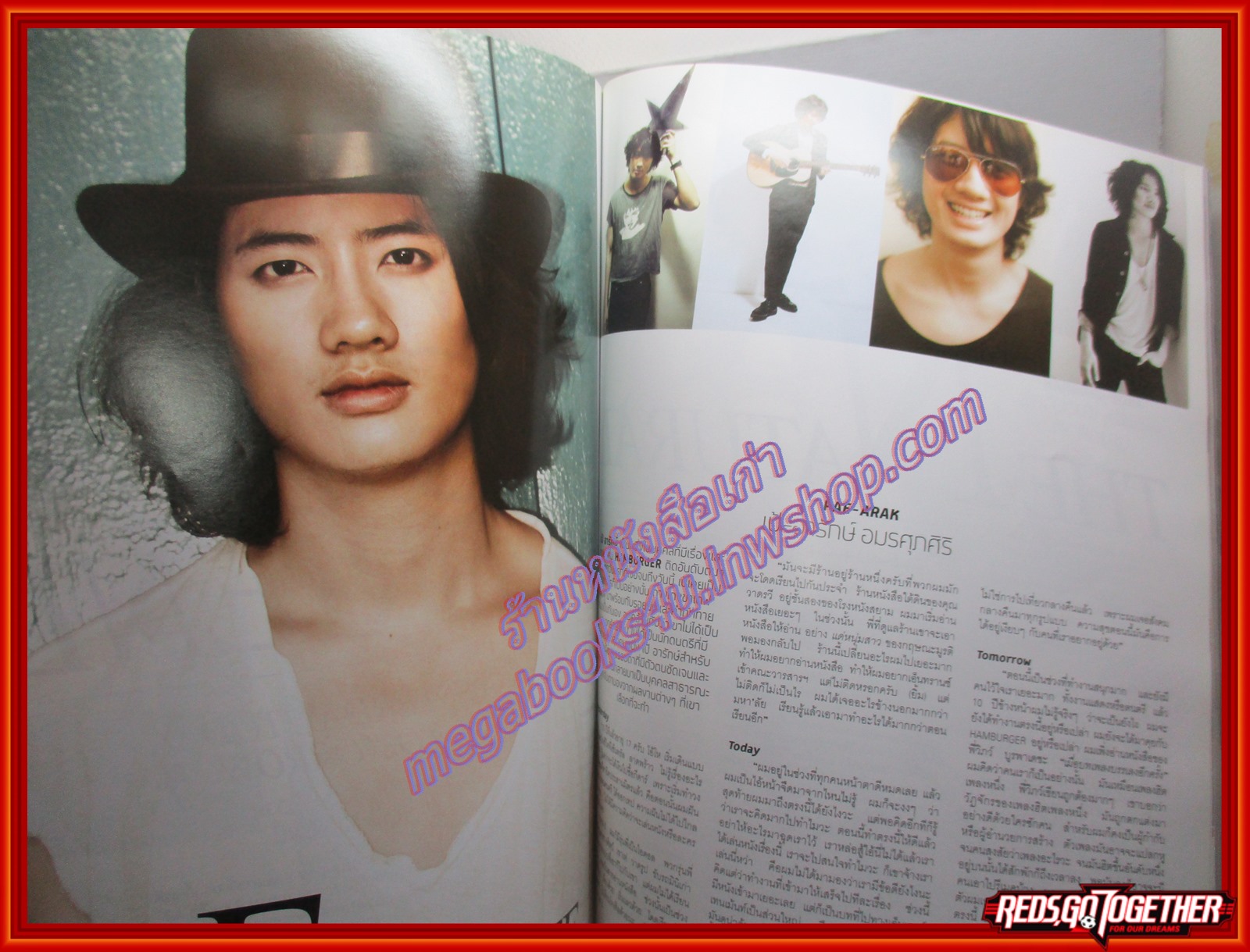 นิตยสารHAMBURGER เล่ม160 ปี2554 ปก พีช พชร ยิปโซ อริย์กันตา เป้ อารักษ์ พลอย เฌอมาลย์