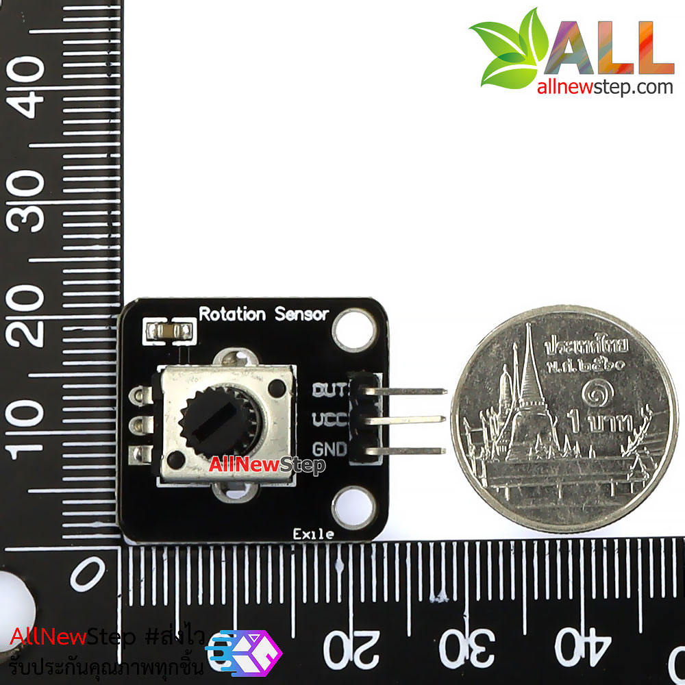 Electronic building block rotary potentiometer analog knob rotation module โมดูลตัวต้านทานปรับค่าได้แบบบล็อค