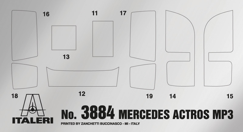 1/24 Mercedes - Benz Actros MP3