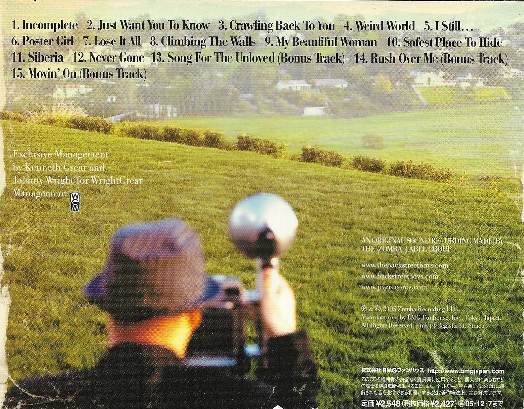 Used CD,Backstreet Boys - Never Gone (A)(2005)(Japan)