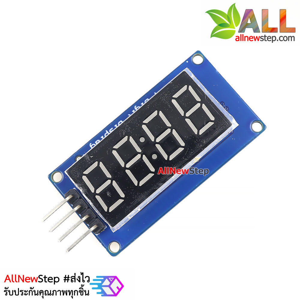 LED Time Clock Module For Arduino 0.36 นิ้ว TM1637 Driver โมดูลแสดงผลแบบนาฬิกา ตัวเลข 4 หลัก จอสีแดง