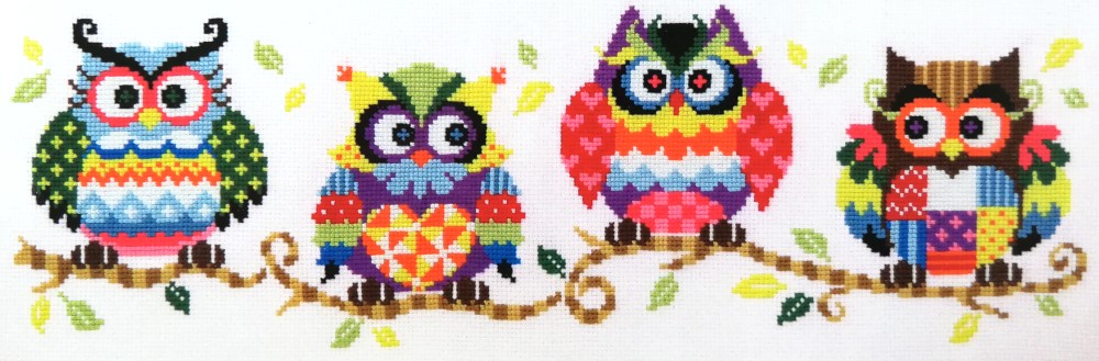 Soda ชุดปัก The Owl Family (Vivid)
