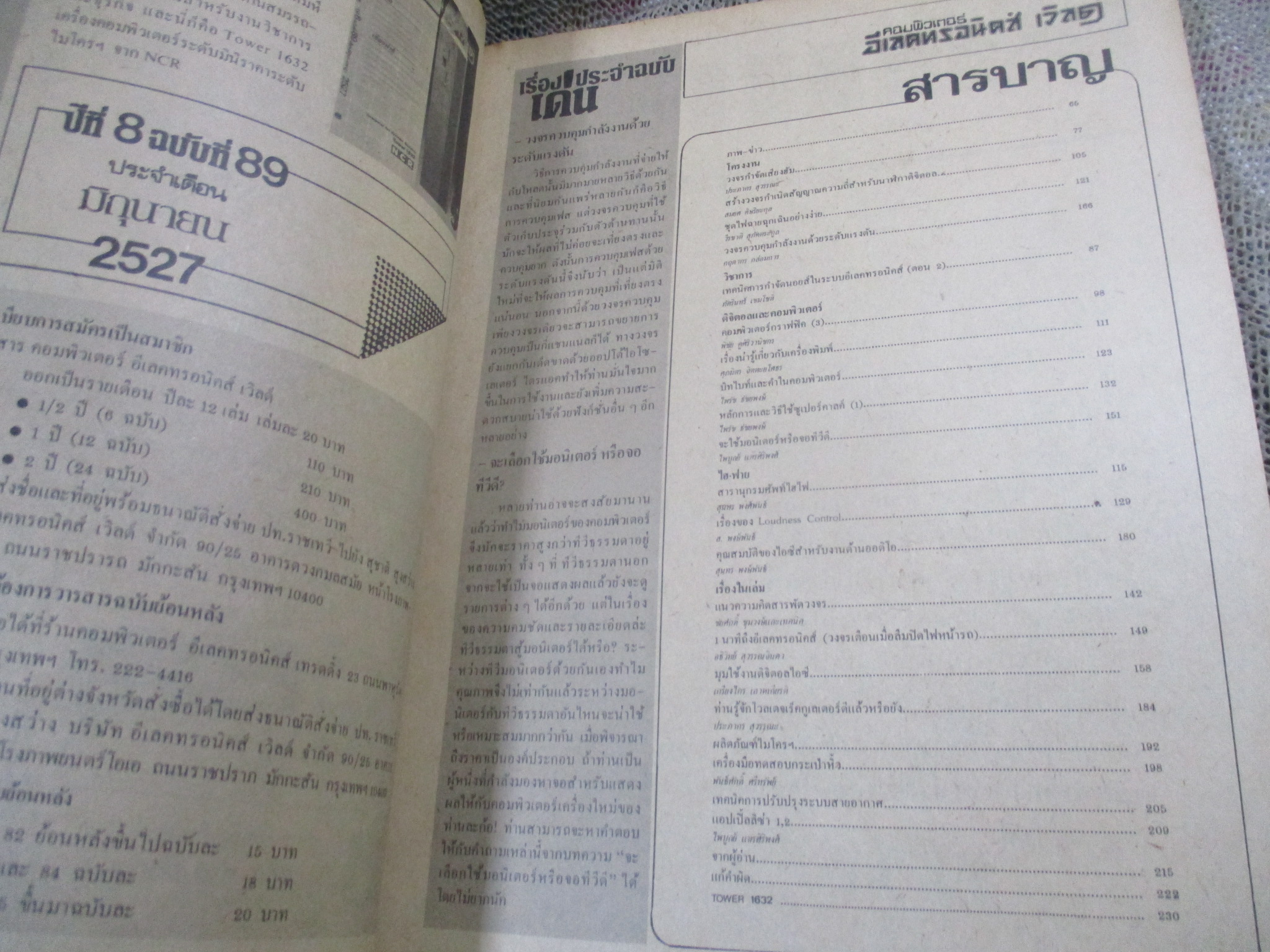 อิเลคทรอนิคส์ เวิลด์ เล่ม89 ปี2527