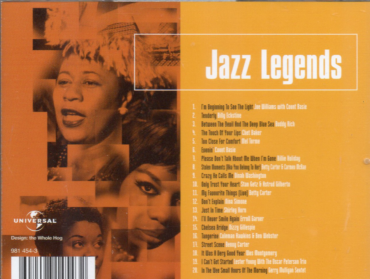CD,Jazz Legends - Classics Sound & Smooth Songs (Various Artists)(2004)(Thai)