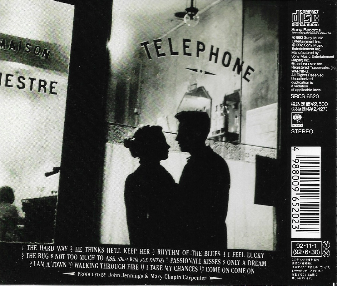 Used CD,Mary Chapin Carpenter - Come On Come On (A+)(1992)(Japan)