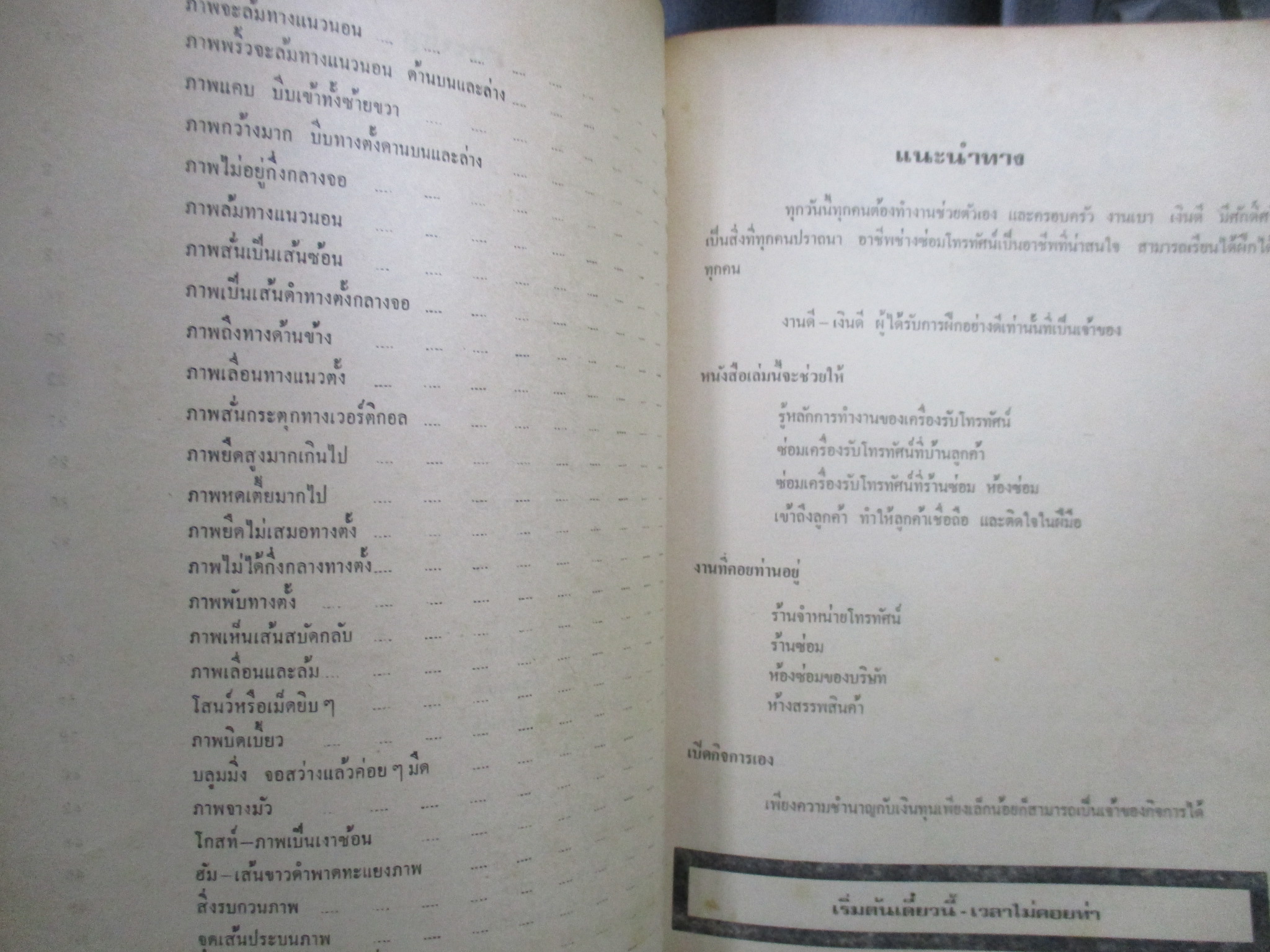 EA0401 หลักการบริการโทรทัศน์ โดย อุดม คำม่วง / หนังสือแข็งแรง มีฝุ่นจับปกและสันกระดาษนิดหน่อย หน้าปกมีเขียนชื่อ
