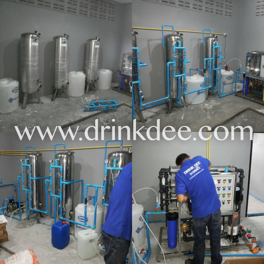 ชุดติดตั้งโรงานผลิตน้ำดื่มขาย 36,000L/วัน (ทั้งระบบ)
