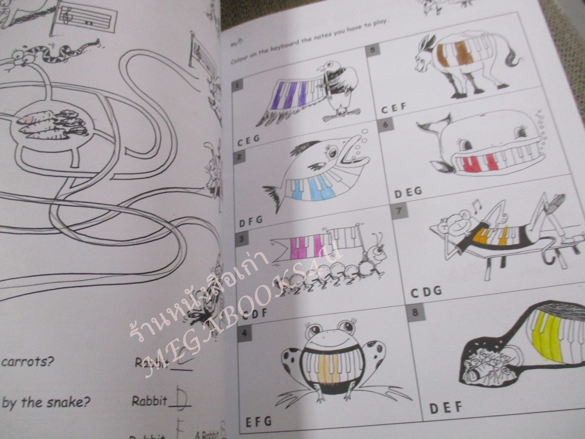 คู่มือเรียนโนีตเพลง MY FIRST THEORY BOOK / มีขีดเขียนบางหน้า