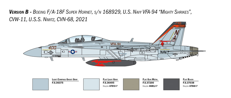 1/48 F/A-18F Super Hornet U.S. Navy Special Colors