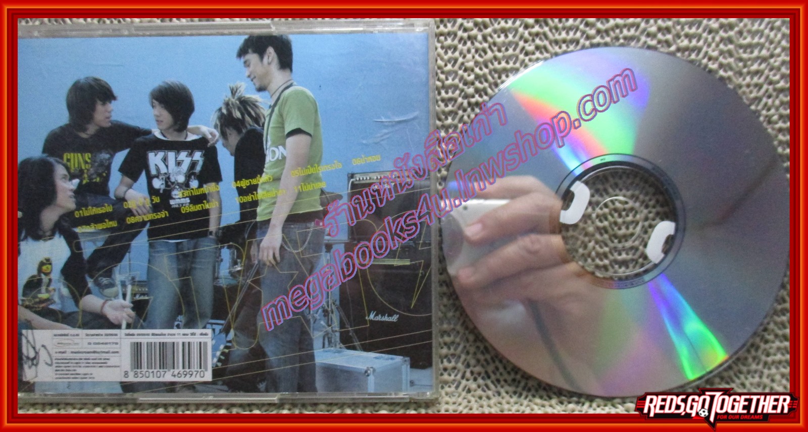 ซีดีเพลงไทยสากล Potato โปเตโต้ อัลบั้ม Go On /// ปกสวย แผ่นสวย(มีรอยขีดนิดนึง)