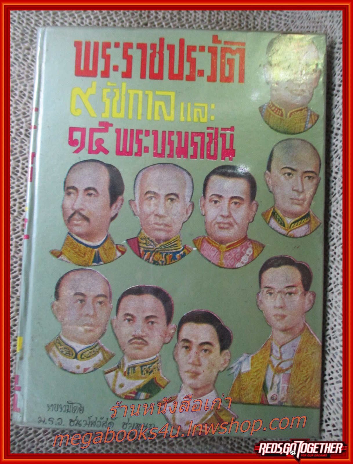 พระราชประวัติ 9 รัชกาลและ 15 พระบรมราชินี / ม.ร.ว. ชนม์สวัสดิ์ ชมพูนุท/