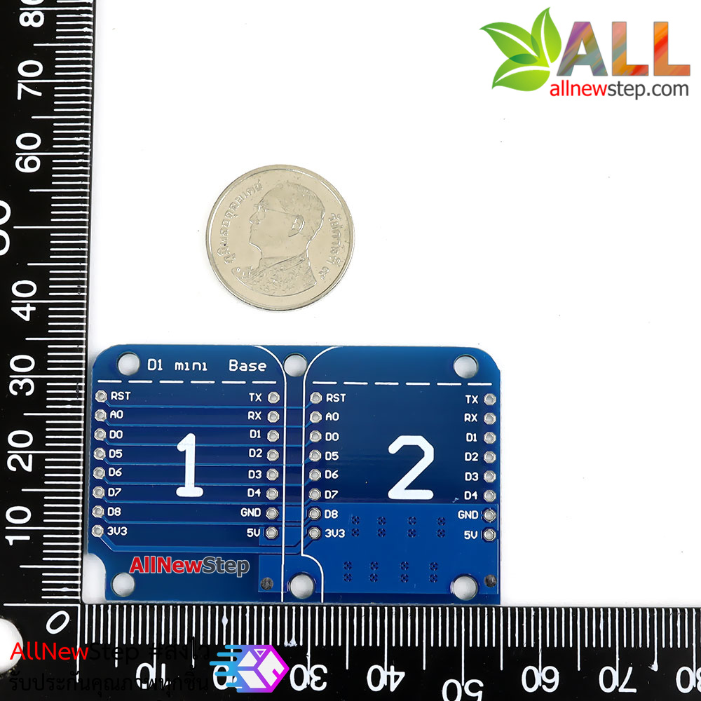 Wemos Dual Base shield for wemos mini D1