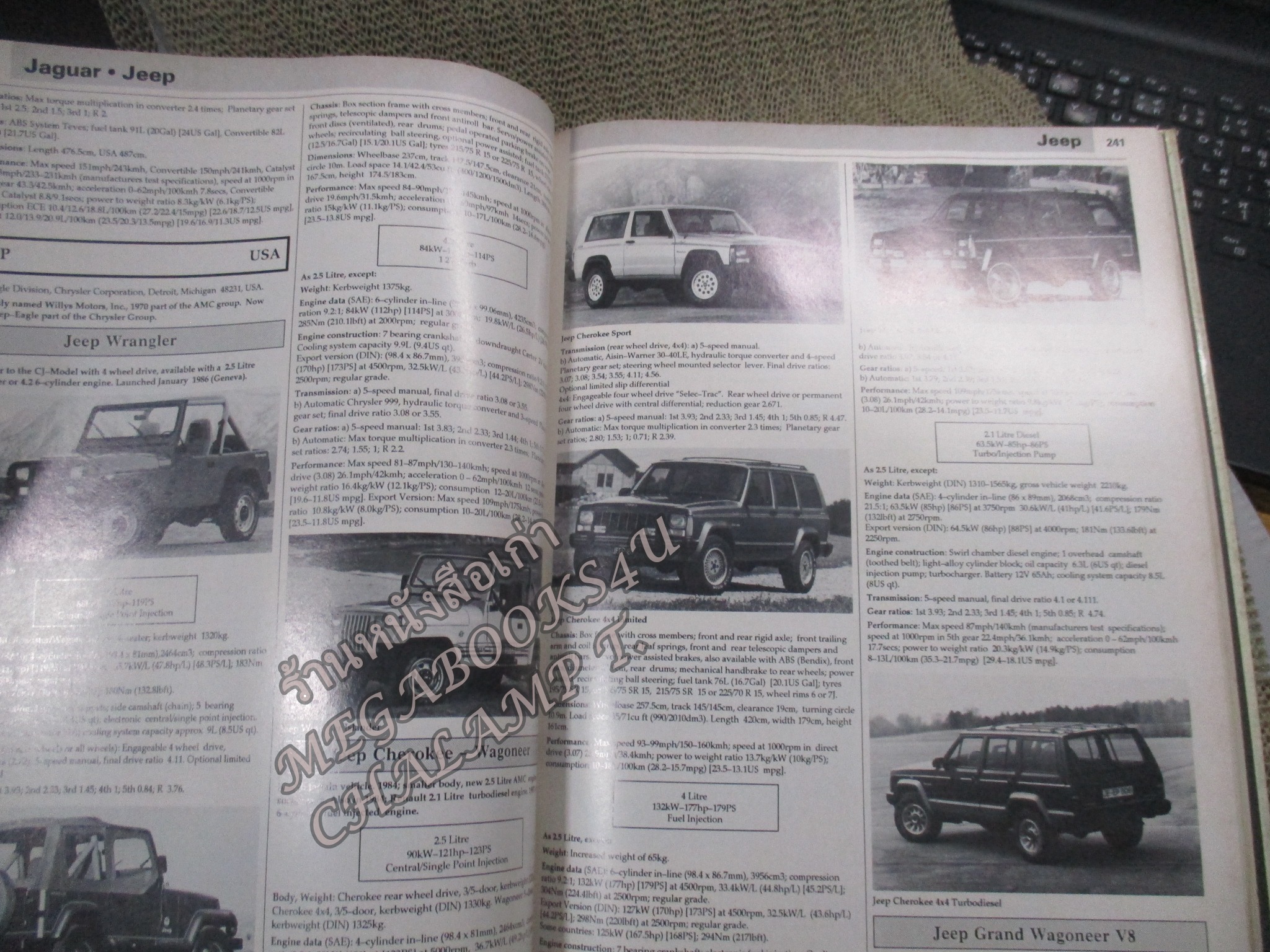 หนังสือข้อมูลรถ คู่มือรถประจำปี1989 ภาษาอังกฤษ CARS INTERNATIONAL 1989