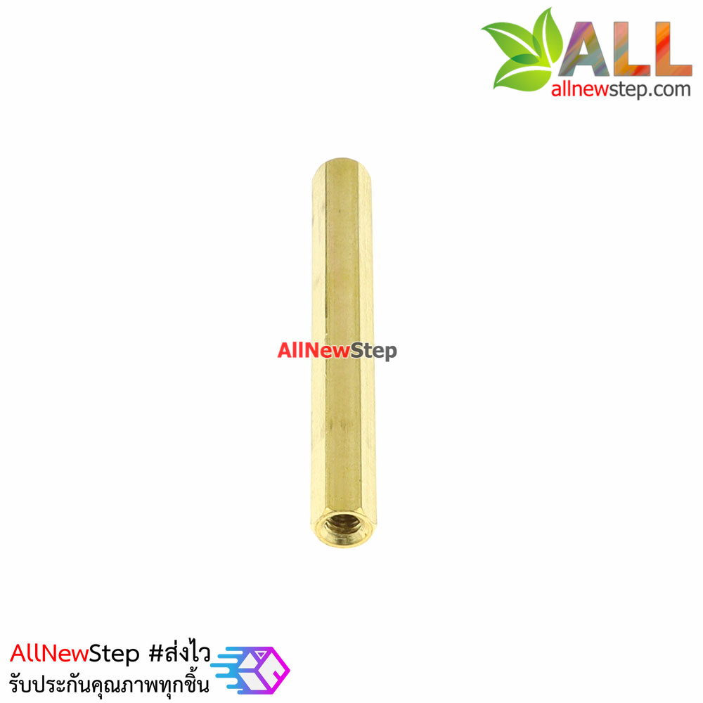 Pillars Nut M3 น็อตตัวเมีย ทองเหลืองแบบยาว 40mm