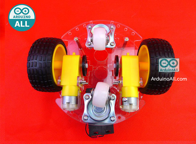 2WD Smart Car Chassis 2 ชั้น