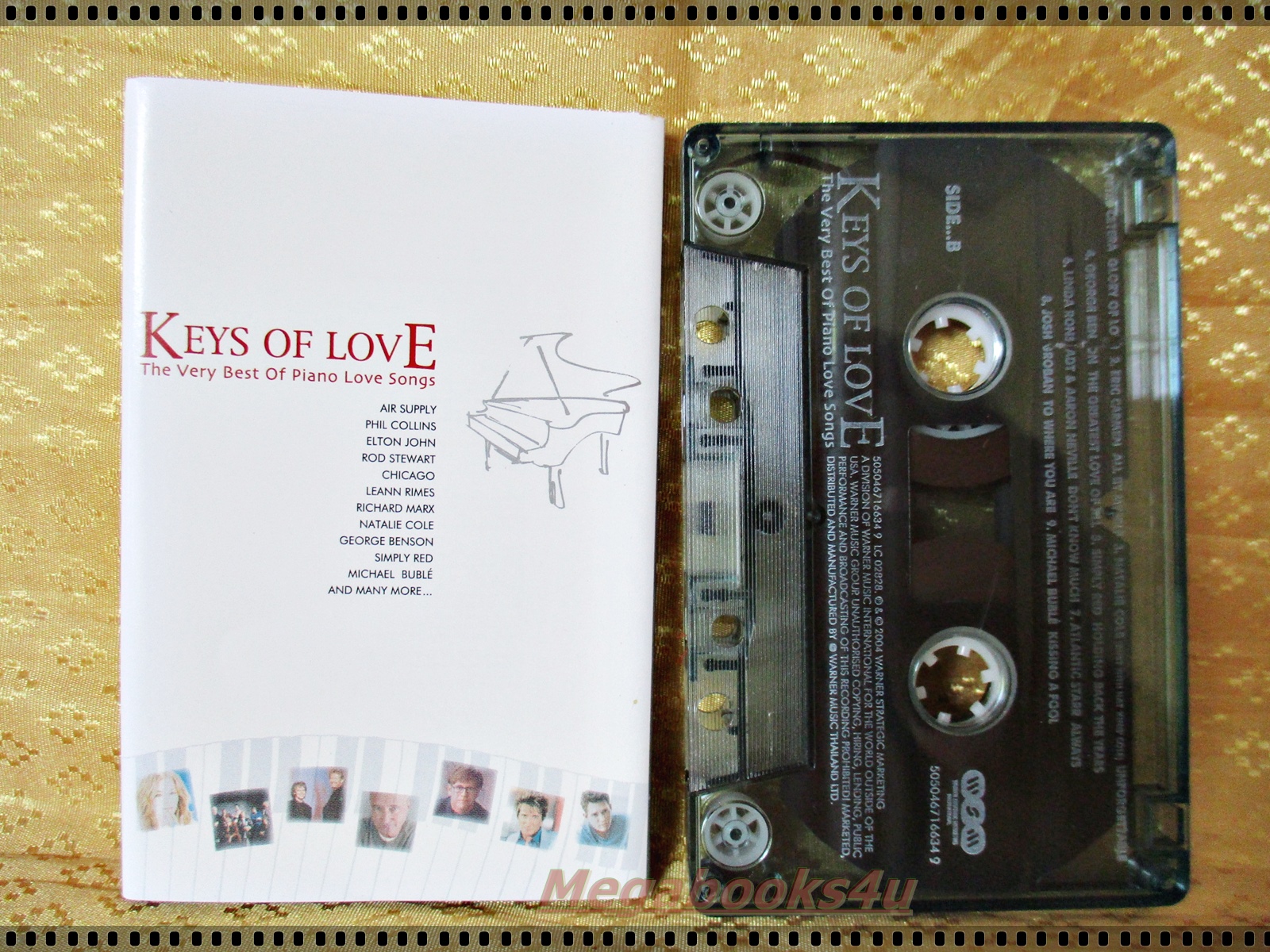 เทปเพลงสากล อัลบั้ม KEYS OF LOVE the very best of piano love songs