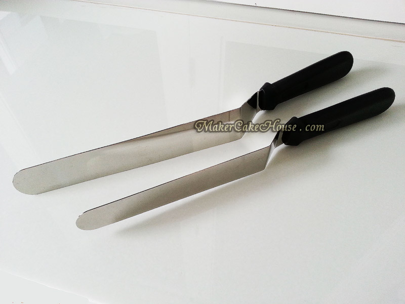 สปาตูล่าปาดหน้าเค้กแบบด้ามงอ