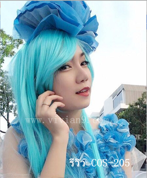 COS-205 วิกคอสยาวตรง มีสีให้เลือกตามชาท (พร้อมส่ง)รูปนางเเบบเป็นเเค่ภาพประกอบสินค้า