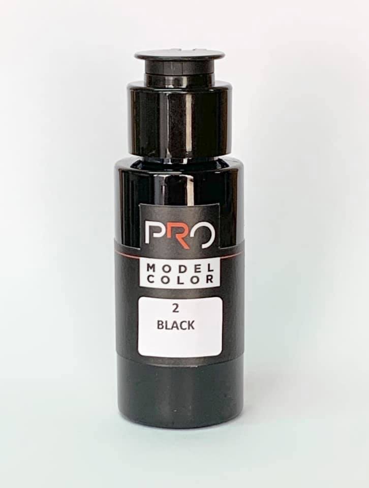 PRO COLOR # 2 BLACK ขนาด 30ml