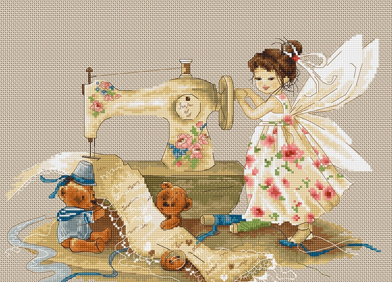 Luca-S ชุดปักครอสติช The Fairy Seamstress