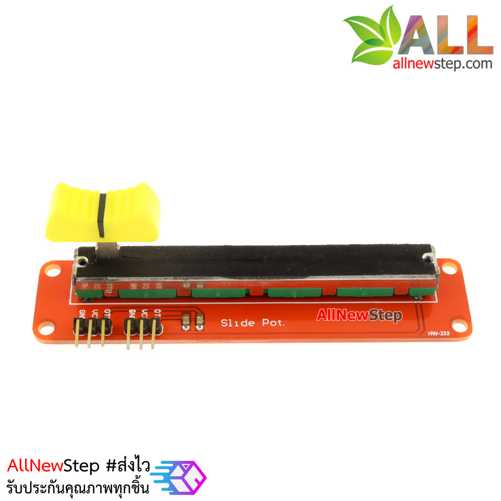Slide Potentiometer Module Adjustment Potentiometer Module 10 kOhm ตัวต้านทานปรับค่าได้แบบสไลต์สำหรับทดลอง