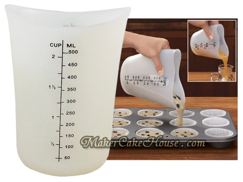 ถ้วยตวงซิลิโคน 500 ml.