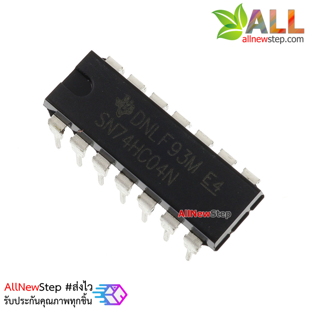 IC 74HC04 Six Inverters ไอซีเบอร์ 74HC04 Logic Inverter ic กลับสัญญาณลอจิก