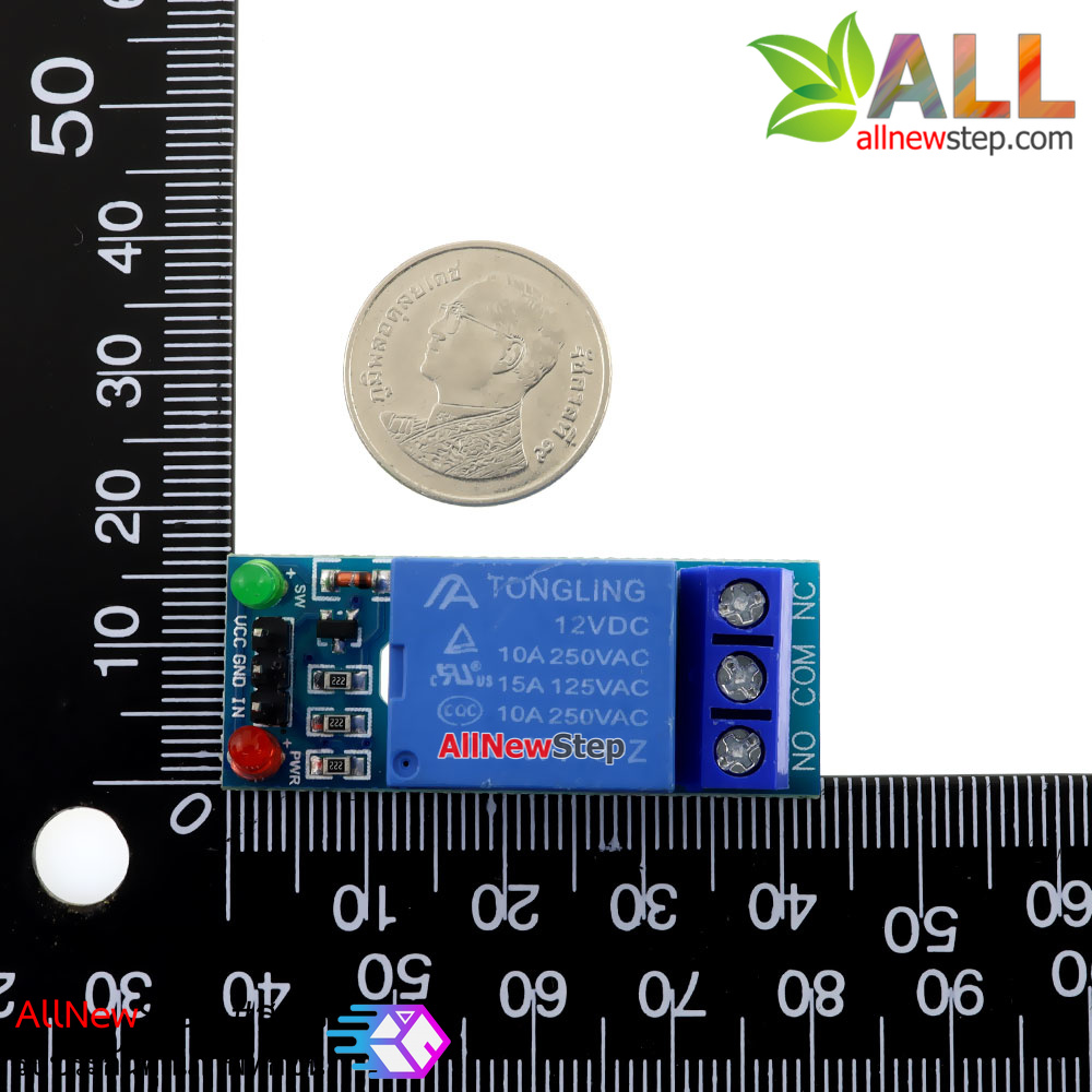 Relay 12V 1 ช่อง แบบ Active Low