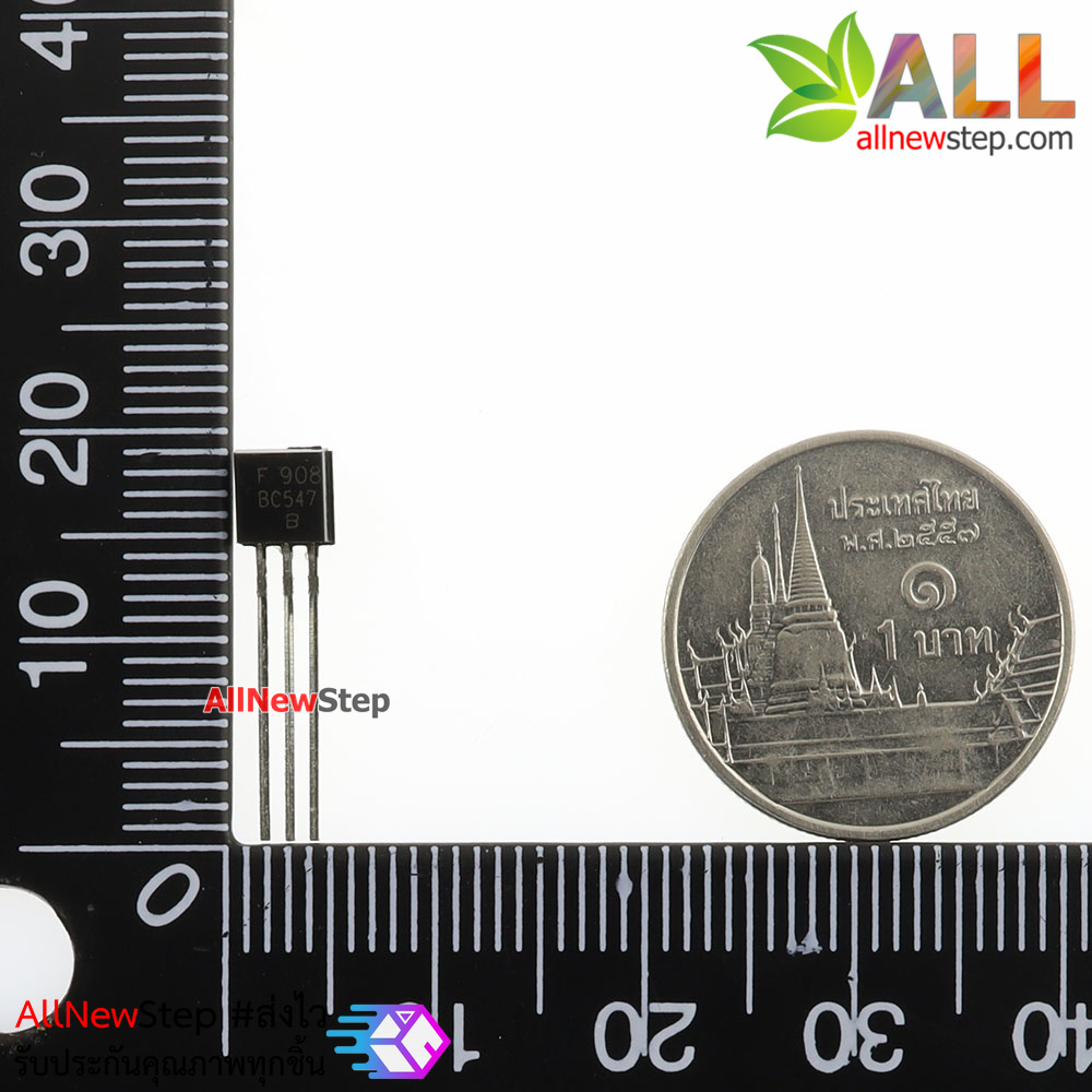 Transistor BC547 ทรานซิสเตอร์ เบอร์ BC547 จำนวน 5 ชิ้น