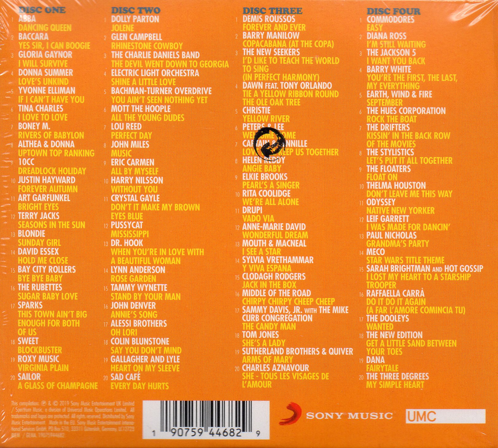 CD,The Hits Album The 70s Pop Album(4CD)(EU)