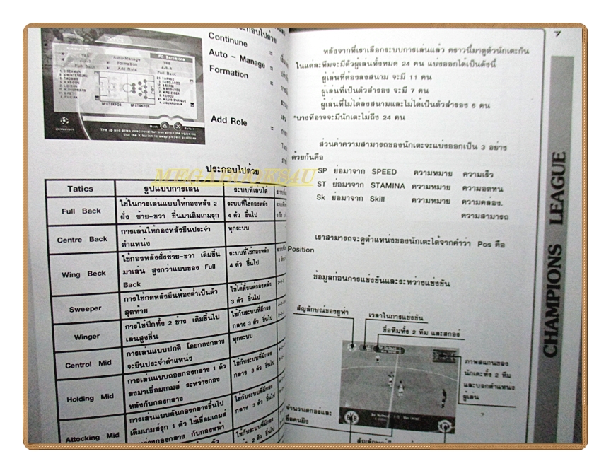คู่มือเฉลยเกมส์ UEFA CHAMPIONS LEAGE SEASON 1999/2000