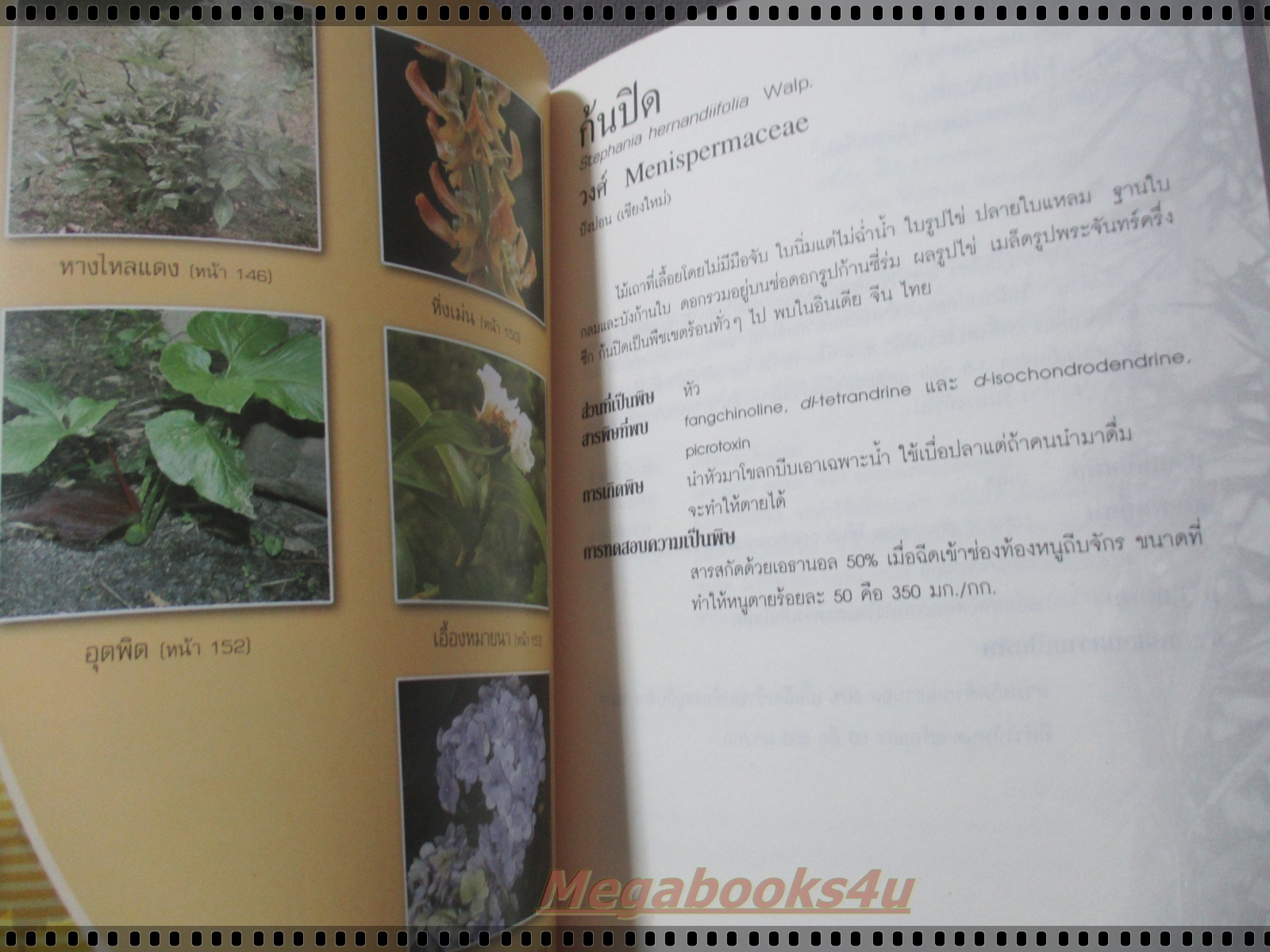 คู่มือฐานข้อมูลพืชพิษ โดย สถาบันวิจัยสมุนไพร