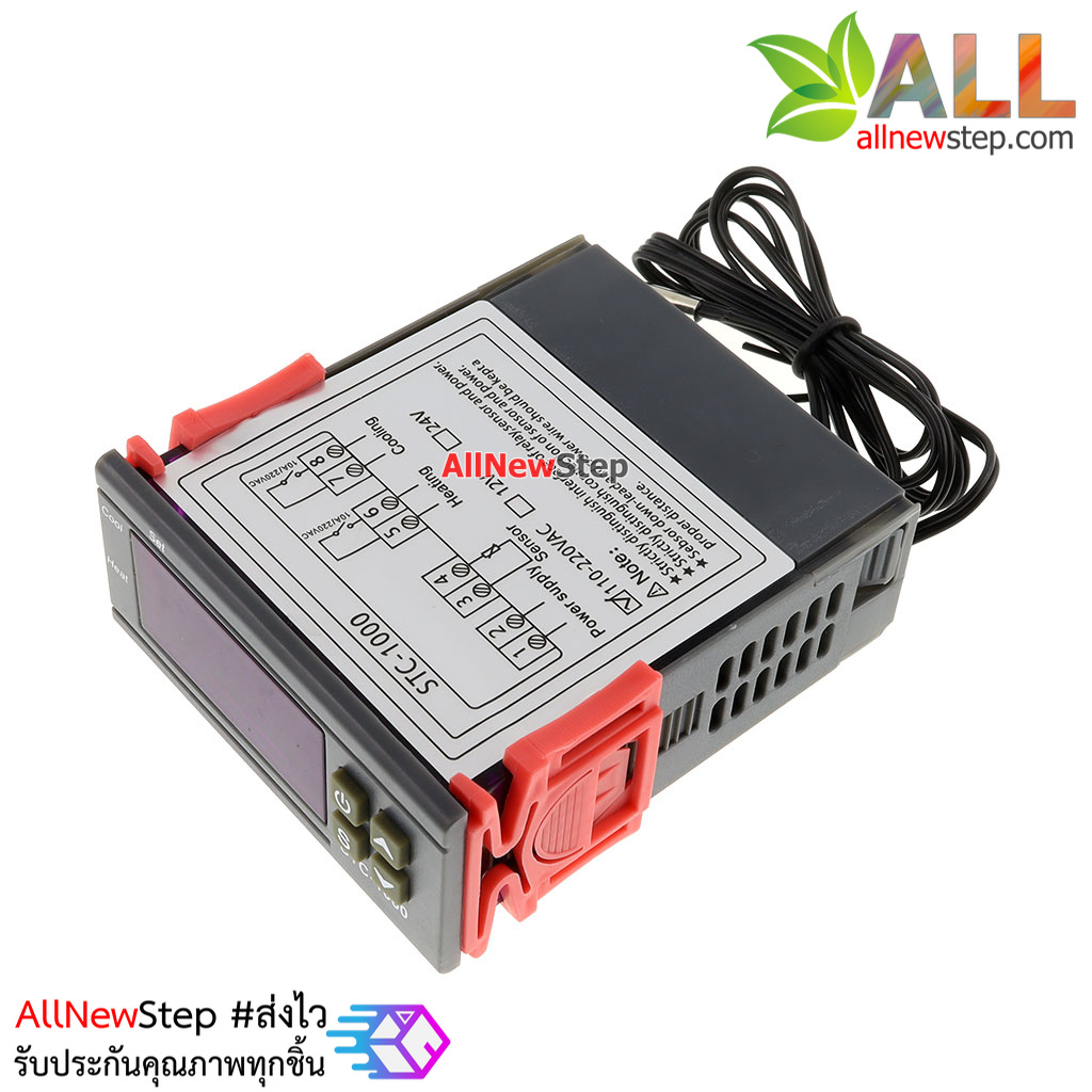 STC-1000 Digital temperature controller STC-1000 บอร์ดสวิตช์ควบคุมอุณหภูมิพร้อมจอแสดงผล 12V