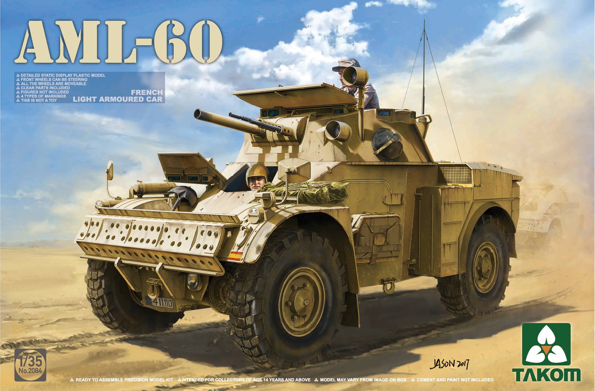 1/35 French Light Armoured Car AML-60