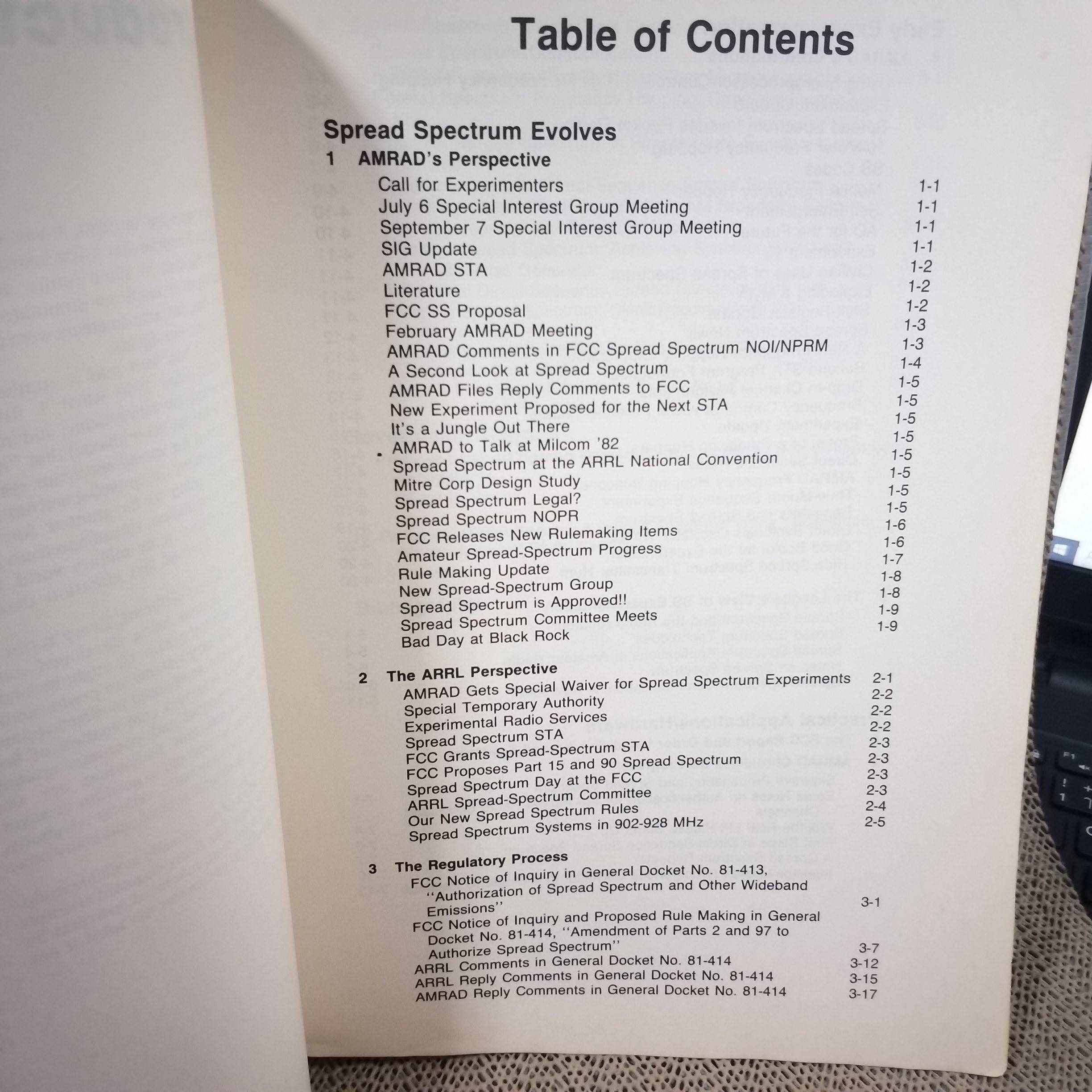 THE ARRL SPREAD SPECTRUM SOURCEBOOK / ** หน้า / พิมพ์2534 / ด้านในสะอาด ไม่มีรอยขีดเขียน /