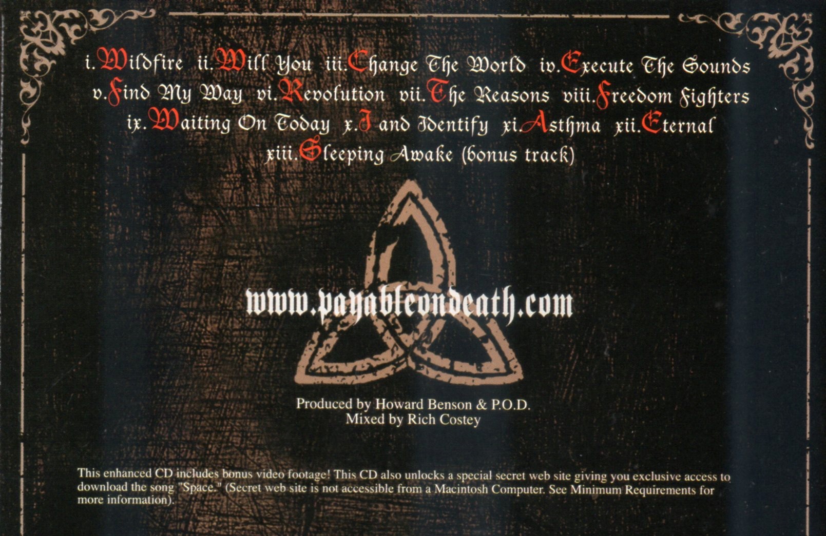 CD,P.O.D. - Payable on Death (2003)(Thai)