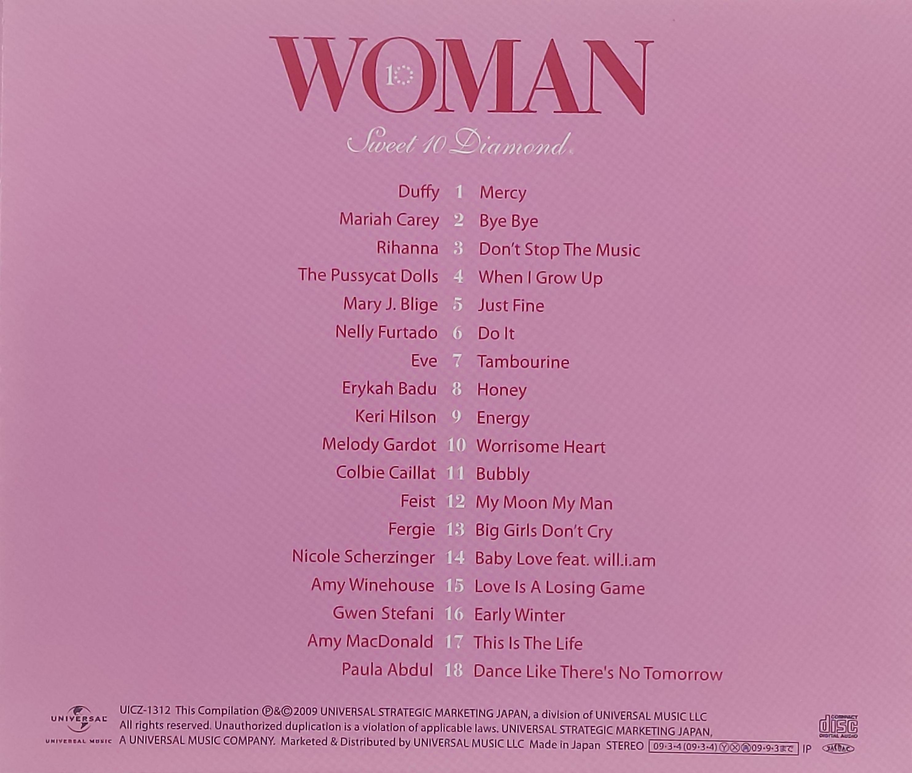 Used CD,Woman Sweet 10 Diamond (A+)(Various Artists)(2009)(Japan)