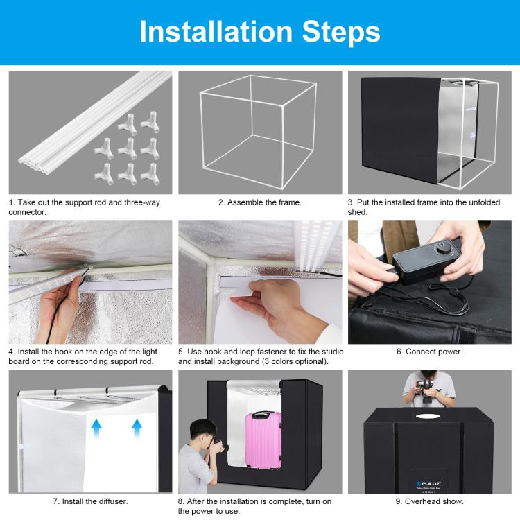 Puluz PL-80 Studio Box (3 LED)