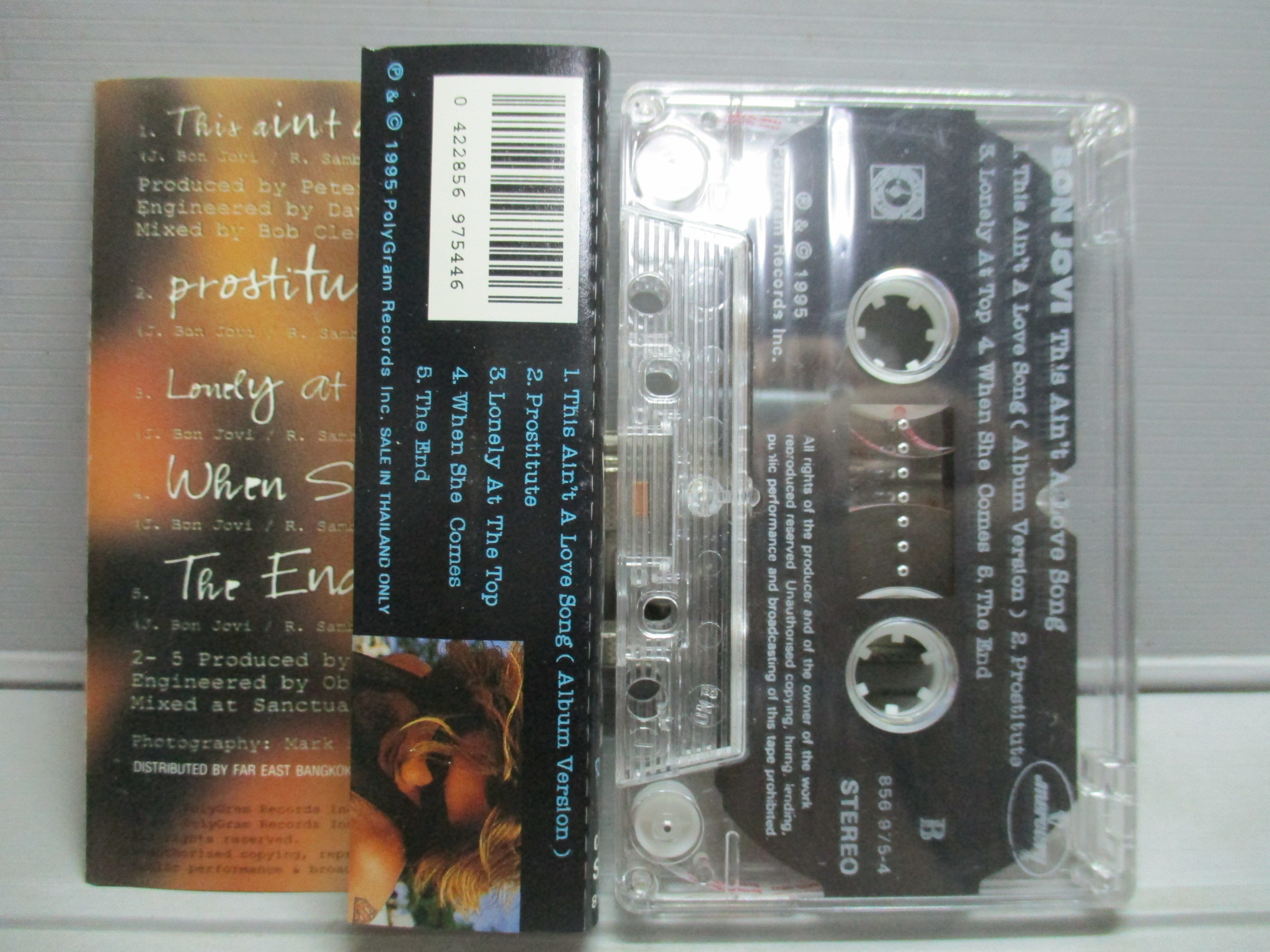 เทปเพลงสากล JON BON JOVI / THIS AIN'T A LOVE SONG