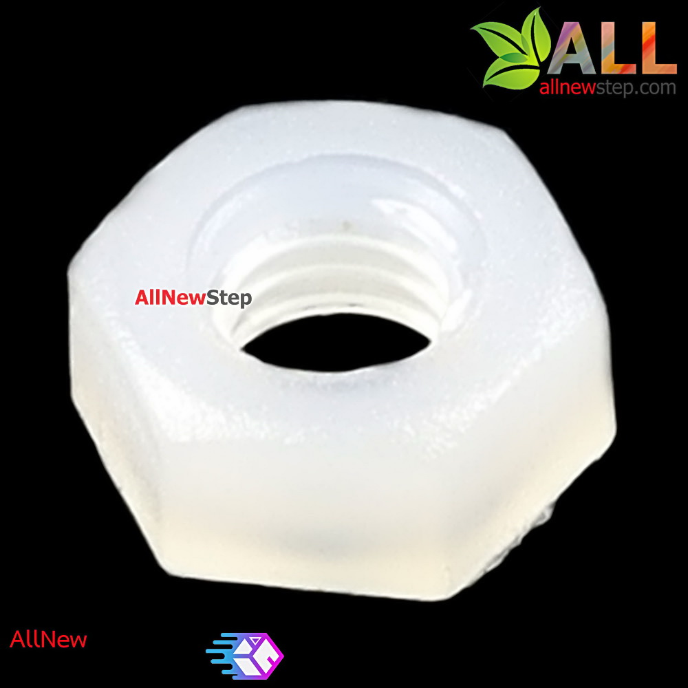 Hex Nylon Nut M3 จำนวน 1 ชิ้น