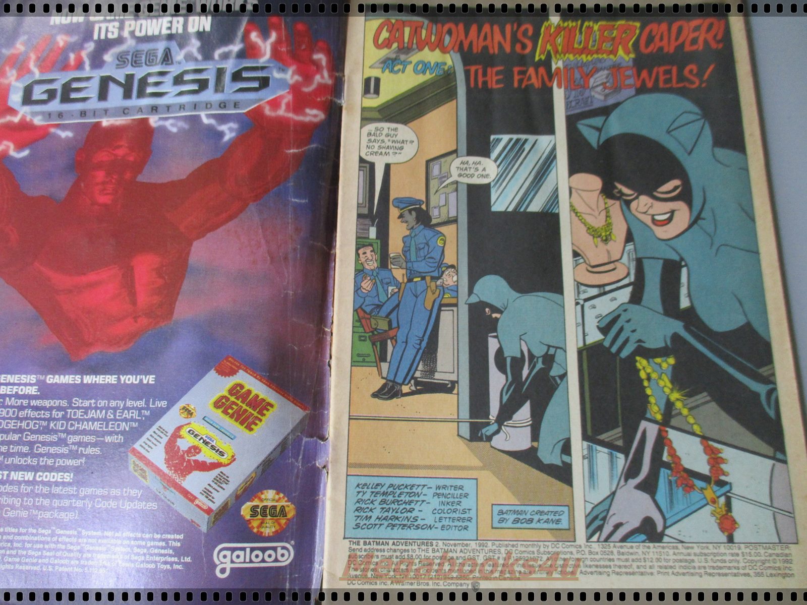 การ์ตูน DC comics การ์ตูนภาษาอังกฤษ แบทแมน BATMAN ฉบับที่ 002 ปี2535 ตอน CATWOMAN'S KILLER CAPER