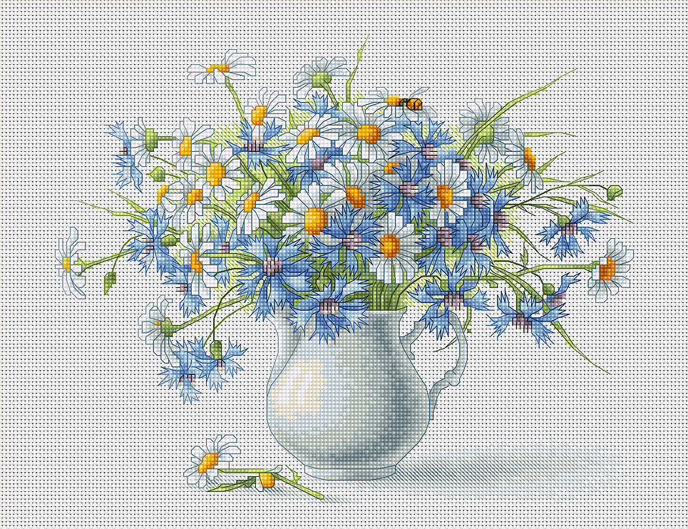Luca-S Cornflowers and camomiles