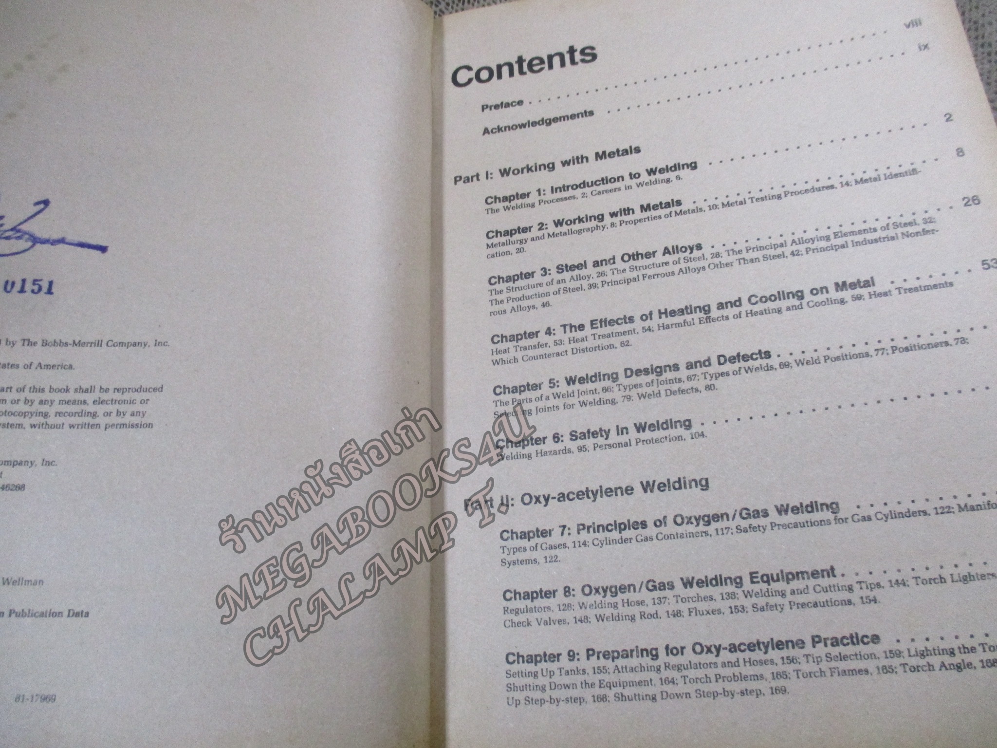 WELDING TECHNOLOGY / GOWER A. KENNEDY / เทคโนโลยี่การเชื่อม