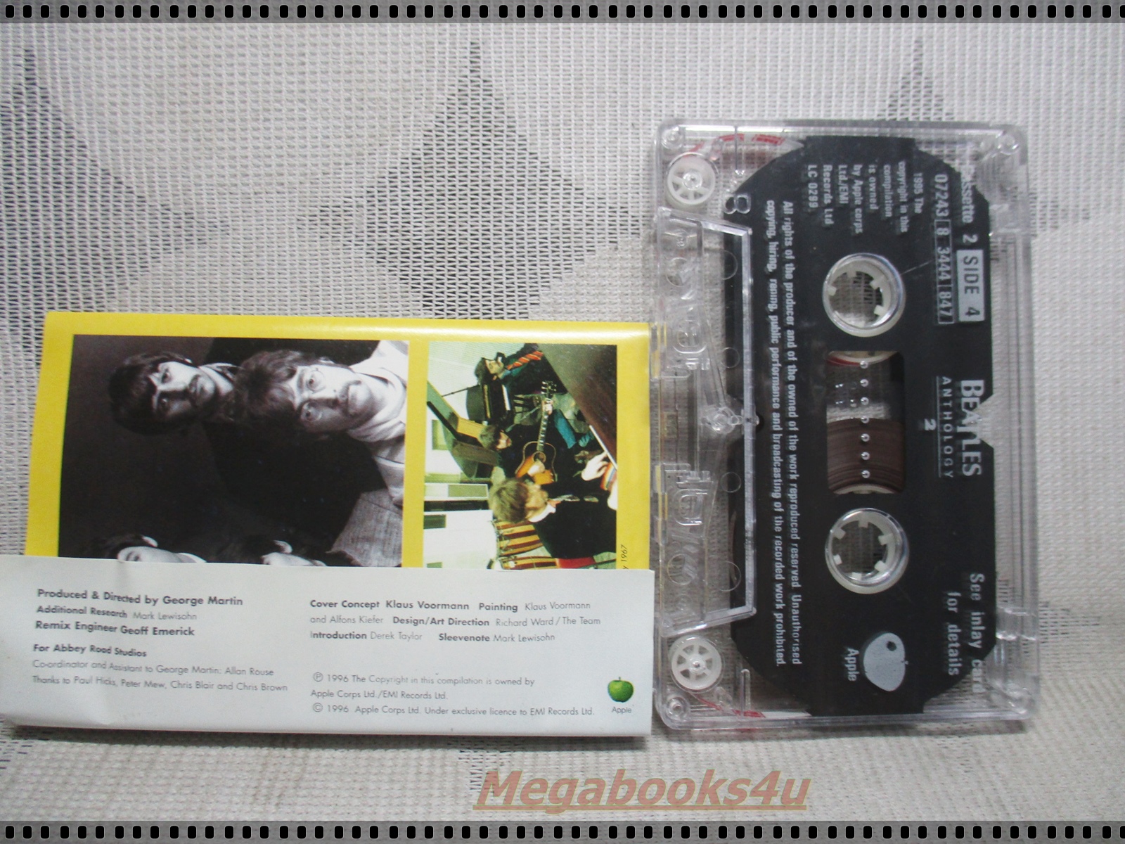 ขายเทปเพลงเก่า THE BEATLES ANTHOLOGY NO 2